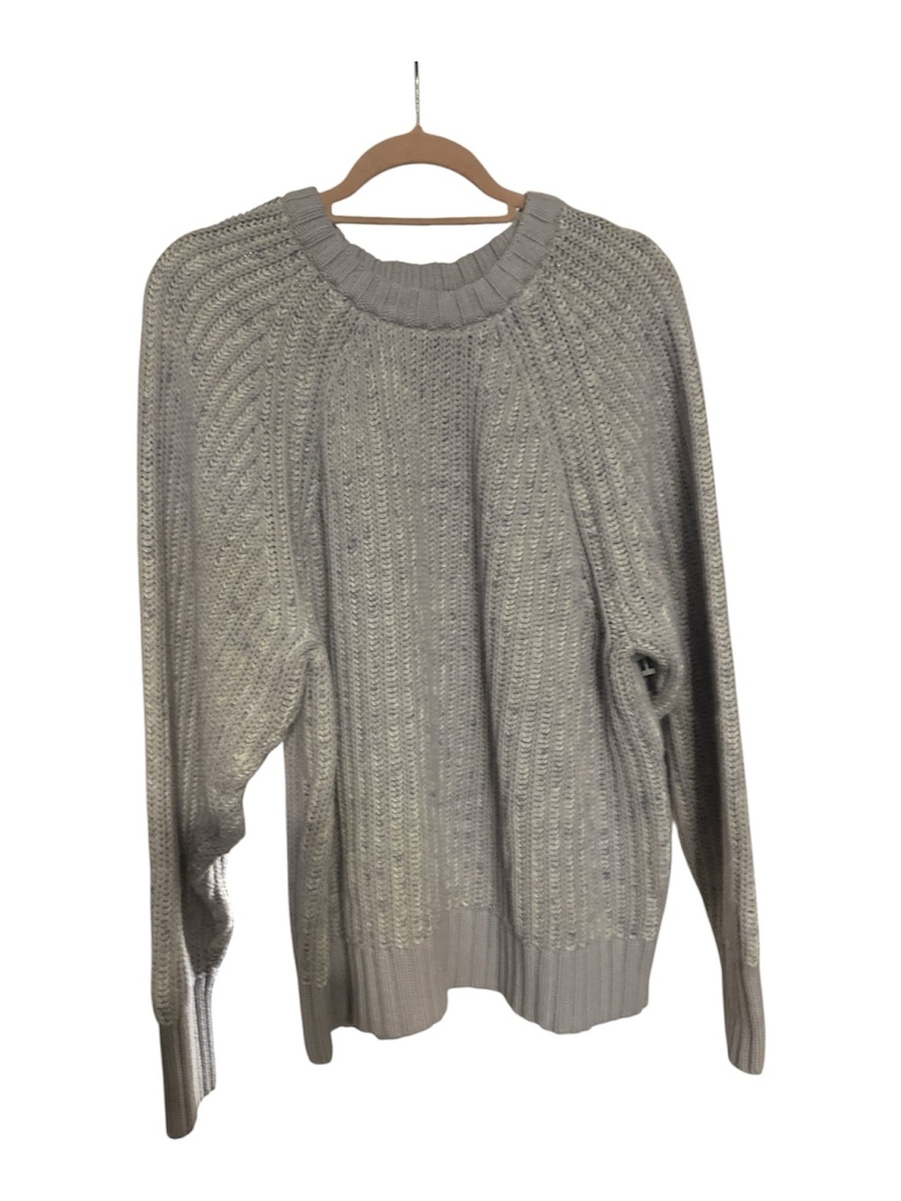 Universal Thread lavender Cable Knit Crewneck Sweater xxl cotton acrylic new